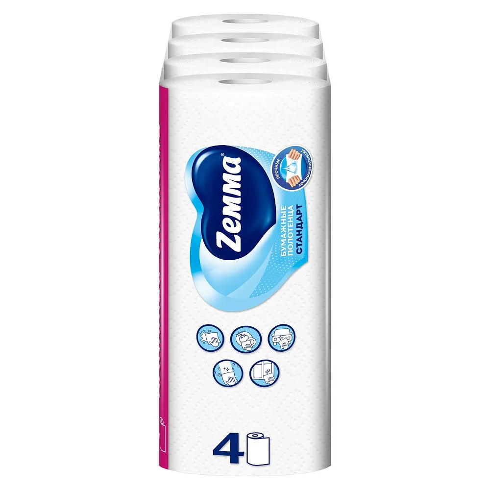 Полотенца кухонные ZEMMA 14 м, 4 шт